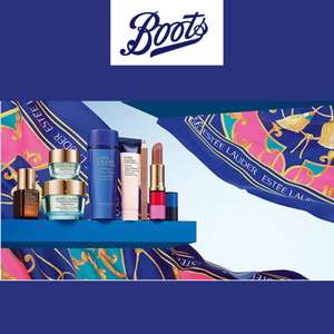 Free Estee Lauder Gift Set When You Buy 2 products worth £50 + Free Setting Mist When You Buy 3 products + Free Delivery - @ Boots