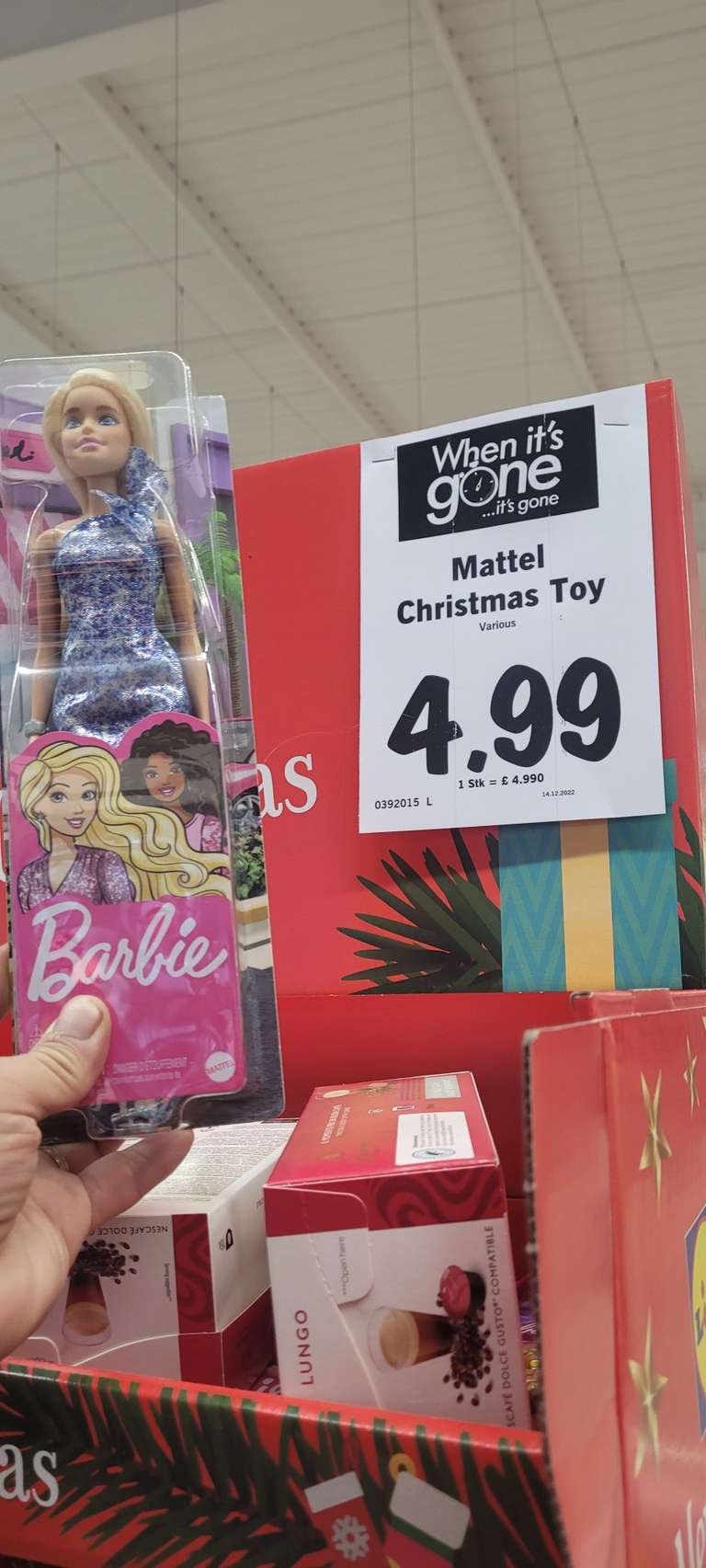 Barbie Dolls £4.99 instore @ Lidl, Harrow