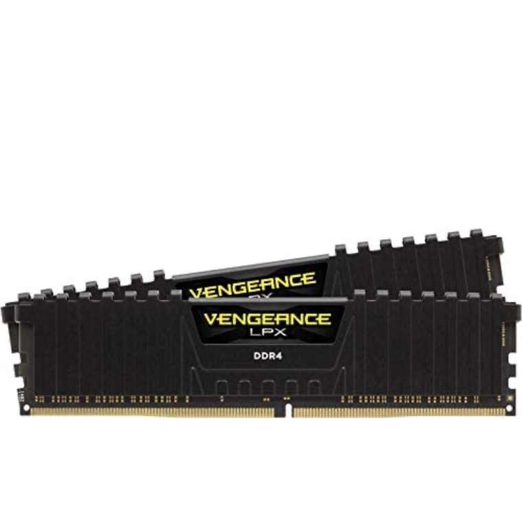 Corsair CMK32GX4M2Z3600C18 VENGEANCE LPX 32GB (2 x 16GB) DDR4 DRAM 3600MHz C18 AMD Ryzen Memory Kit - Black - £66.99 @ Amazon