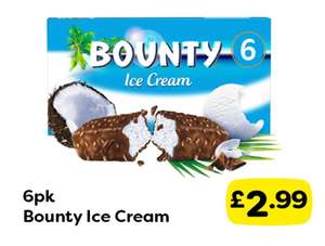 6pk Bounty Ice cream