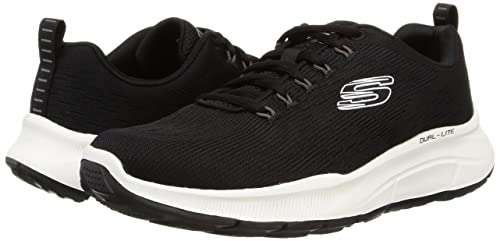 Skechers Men's 232519 BKW Sneaker, Black Engineered Mesh/Trim, Size 8.5 UK Only - £21.62 @ Amazon