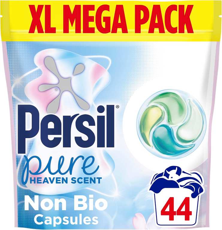Persil Non Bio Pure Heaven Scent Laundry Capsules 44 Washes (Prime Exclusive)