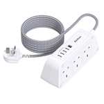 Extension Lead with USB Slots,6 Plug Extension Socket £16.99 Dispatches from Amazon Sold by ADDTAM