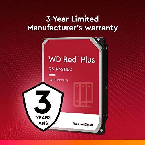 Western Digital WD40EFZX Red Plus 4TB SATA 6Gb/s 3.5" CMR Hard Drive £73.82 via Amazon US on Amazon