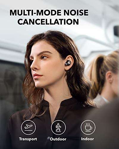 Soundcore by Anker Life A2 NC Wireless Earbuds Noise Cancelling, ANC Bluetooth Earbuds - £39.99 - Sold by Anker / Fulfilled by Amazon