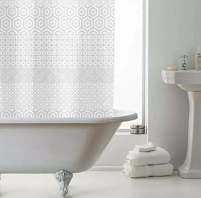 PEVA Shower Curtain (Various Designs) W/Code