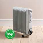 2500W 11 Fin Oil Filled Heater £41.30 + Free collection @ Dunelm