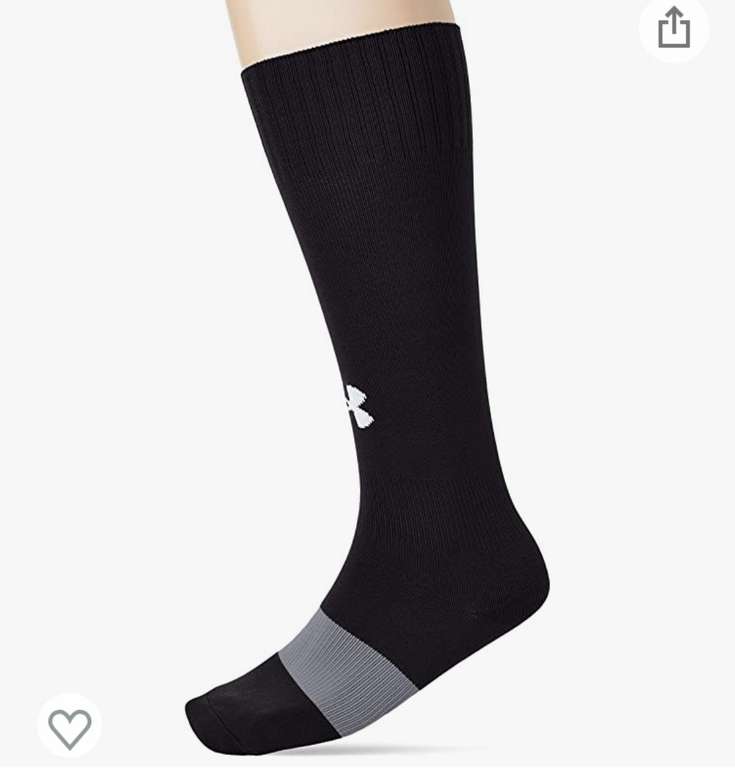 Under Armour Men's Ua Soccer Solid Otc Trainer Socks, Compression Socks (pack of 1) - £3.97 @ Amazon