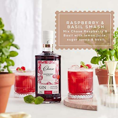 Chase Raspberry & Basil Gin 70cl 40%