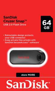 64GB SanDisk Cruzer Flash Drive - £2.50 (possible cashback @ TCB) + Free Click and Collect @ Argos