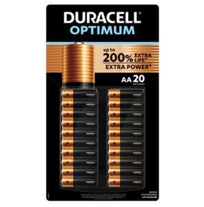Duracell Optimum AA 20 Pack / AAA 20 Pack / Duracell C plus 14 pack / D Plus 14 pack - £10.78 Instore from 7 March (Members Only) @ Costco