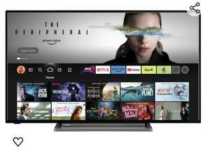 Toshiba UF3D 50 Inch Smart Fire TV 126 cm (4K Ultra HD, HDR10, Freeview Play, Prime Video, Netflix, Alexa voice control, HDMI 2.1