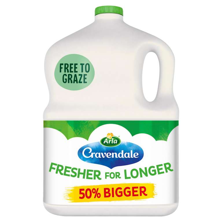 3 Litre Cravendale Filtered Fresh Semi Skimmed / Whole Milk £2.25 (Nectar price) @ Sainsbury's