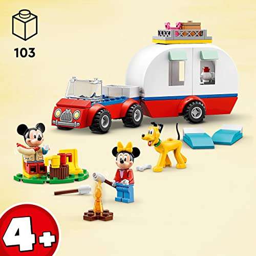 LEGO 10777 Disney Mickey Mouse and Minnie Mouse's Camping Trip Building Toy