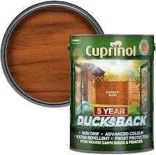 Cuprinol Ducksback 5 for Sheds and Fences, 5 L - Autumn Gold £10 @ Amazon