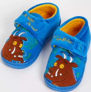 The Gruffalo Blue infant Cupsole Slippers now just £4. with free click and collect from Argos