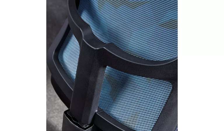 X Rocker Volta Ergonomic Mesh Gaming Chair - Blue Camo - Free Click & Collect