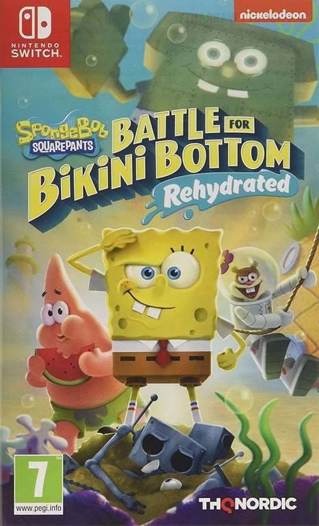 SpongeBob Squarepants: Battle For Bikini Bottom - Rehydrated - Nintendo Switch £17.95 at Amazon