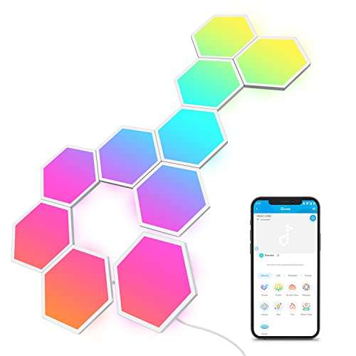 Govee Glide Hexa Light Panels 10 pack - £133.99 with voucher, dispatched by Amazon, Sold By Govee