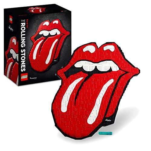 LEGO 31206 Art The Rolling Stones Logo Wall £90.99 @ Amazon
