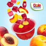 Dole Peach in Strawberry Jelly Pots - 20 x 123g With Voucher / £8.14 S&S