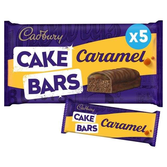 Cadbury Caramel Cake Bars 5 per pack - £1 @ Ocado