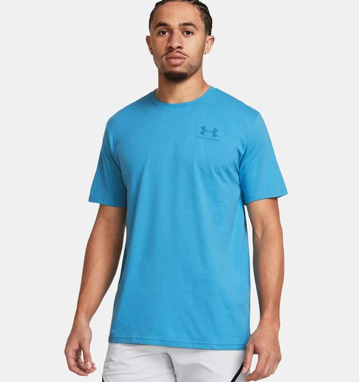 UA Under Armour Men's T-shirt in Navy, Light Blue, Red at £12.97 at ...