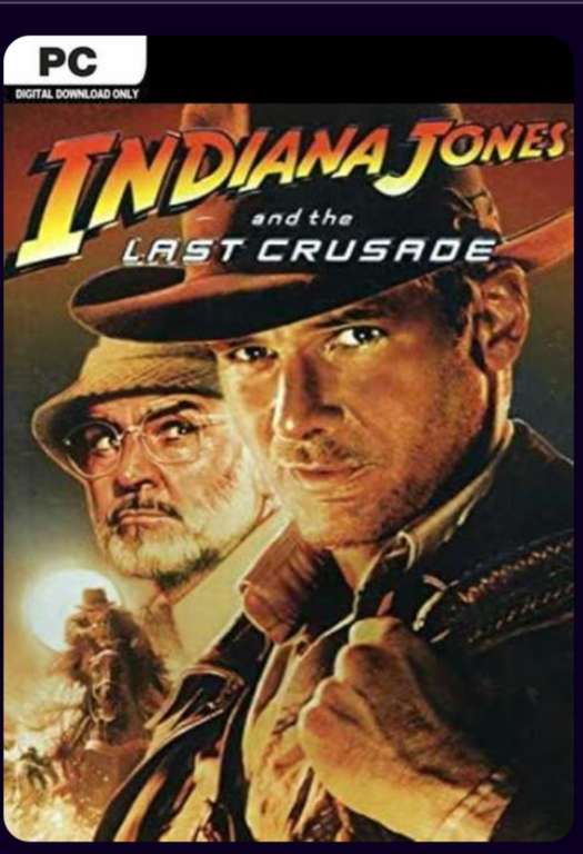 INDIANA JONES AND THE LAST CRUSADE PC STEAM 99p @ CDkeys