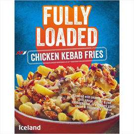Fully loaded Double Cheeseburger/Chicken Kebab/Philly Cheese Steak Fries - £1.87 @ Iceland