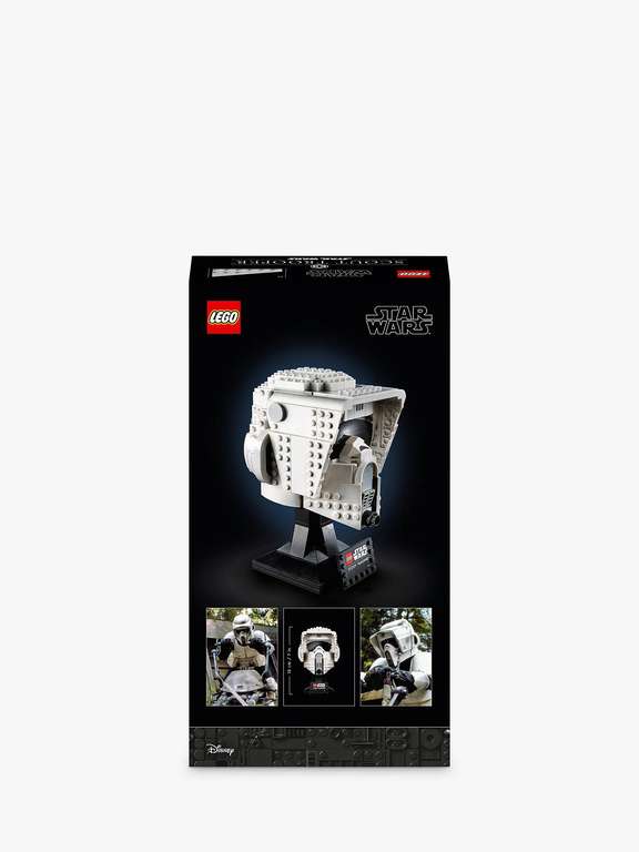 LEGO Star Wars 75305 Scout Trooper Helmet £36 click and collect at John Lewis