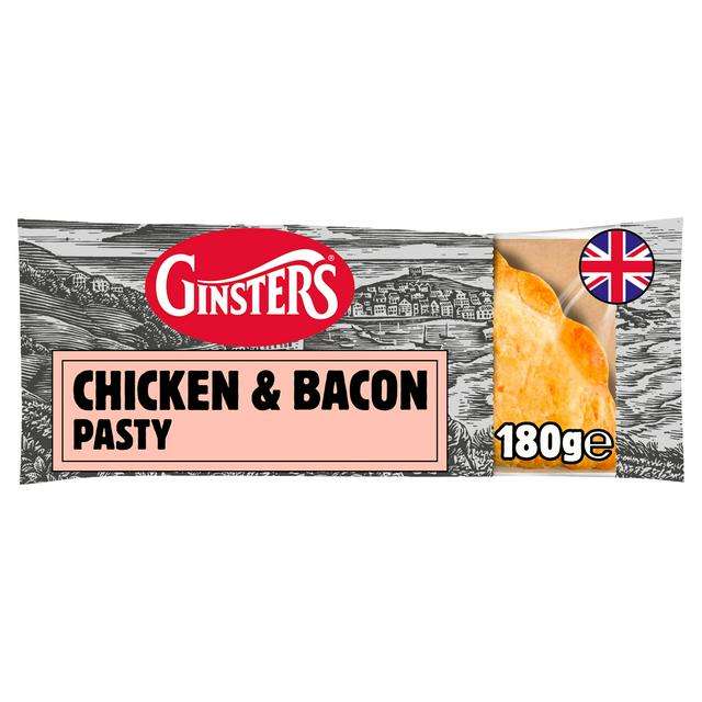 Ginsters Chicken & Bacon Pasty 180g (Nectar price)