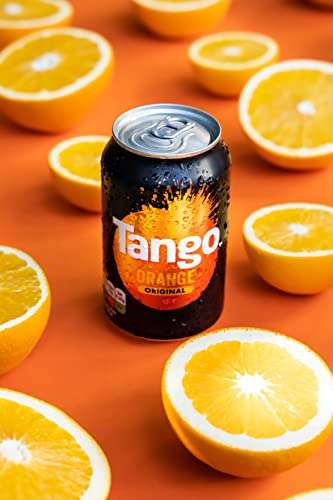 Tango Orange Soft Drink - 330 ml (Pack of 24) + 15% voucher for S&S (Max £4.97 with voucher and 15% S&S)