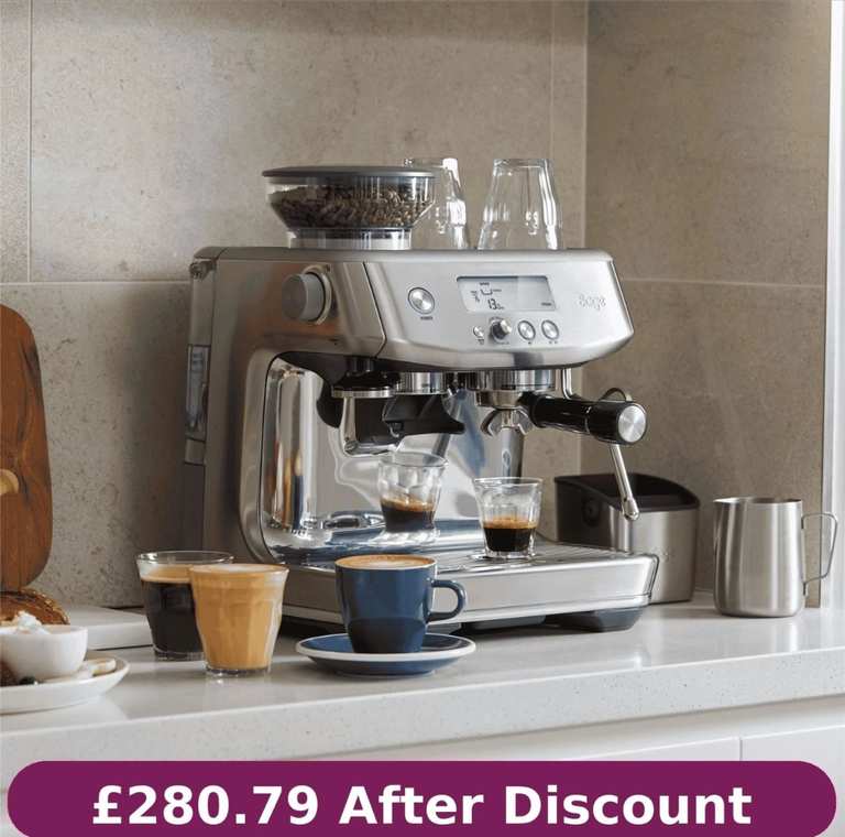 Sage Coffee Machines Sale W/ Codes Stack - Refurbs - e.g. Sage The Barista Pro SES878BSS Coffee Espresso Machine - sold by idoodirect