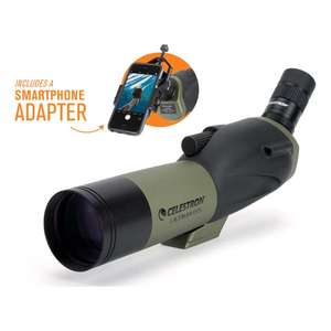 Celestron Ultima 18-55x65 Angled Spotting Scope with Smartphone Adapter - £99 + £4.99 delivery @ Uttings