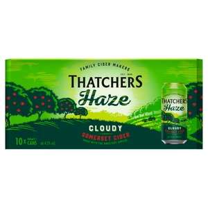10x440ml Thatchers Haze Cloudy Cider £4.75 in-store Asda Bordesley Green