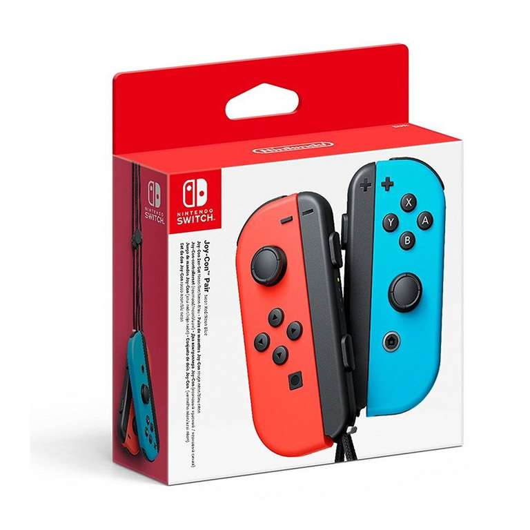 Nintendo Switch Joy-Con Controller Pair - Neon Red/Neon Blue £52 @ Amazon