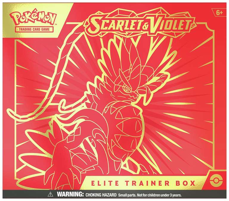 Pokemon TCG: Scarlet & Violet Elite Trainer Box - £40 (can be as low as £35 with voucher) + free click and collect at Argos