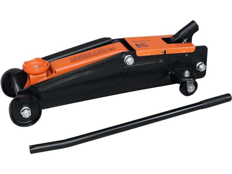 Halfords 3 Tonne Hydraulic Trolley Jack - £45.00 with code + Free Click & Collect + Free Delivery @ Halfords