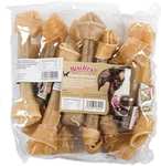 Howlers Rawhide Dog Chews Treat Knotted Bone Pack of 10