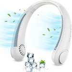 2 for £20 Bladeless Neck fan/cooler White Model A18, with 3 fan speeds @ MyMemory