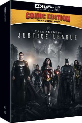 ZACK SNYDER'S JUSTICE LEAGUE SPECIAL COMIC EDITION (4K Ultra HD + Blu-Ray) £21.25 @ Amazon