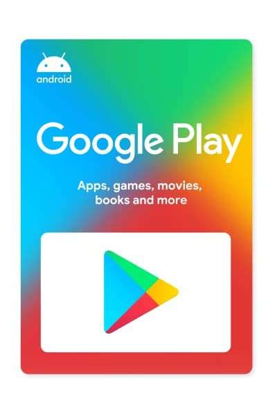 20% off all Google Play Cards - £10 for £8 /£25 for £20 /£50 for £40 /£100 for £80 - Sold by Amazon