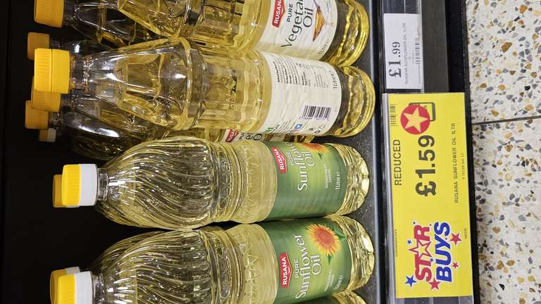 Sunflower and Vegetable Oil 1L £1.59 @ Home Bargains Norwich