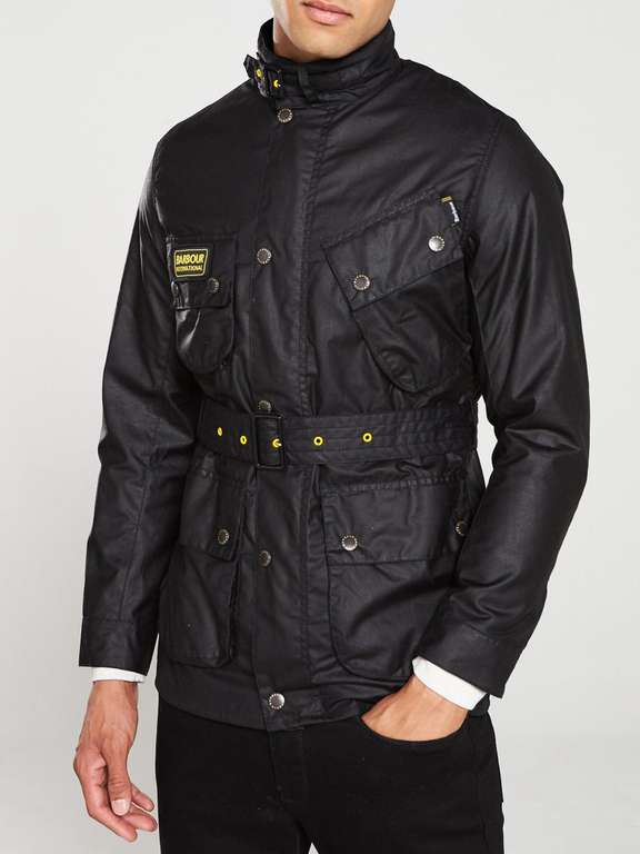 Barbour international Slim Wax Jacket £124.20 free click and collect @ Very