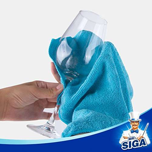 MR.SIGA Microfiber Cleaning Cloth, Pack of 12, Size: 32 x 32 cm car, glass, kitchen £10.19 Dispatches from Amazon Sold by Mr SIGA UK