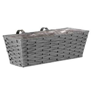 19 Inch Faux Rattan Planter £8.47 at Homebase (Free Collection)