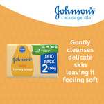 Johnson's Baby Honey soap Duo, Yellow, 90 g (Pack of 2) - 90p / 85p S&S