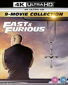 Fast & Furious 1-9 Film Collection 4K Ultra-HD Blu-ray £58.40 @ Amazon