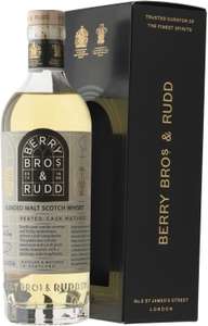 Berry Bros. & Rudd Classic Peated Cask, Blended Malt Scotch Whisky 44.2% ABV 70cl £27.23 @ Amazon