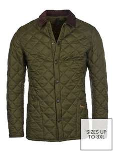 Barbour Heritage Liddesdale Quilted Jacket - Olive (S-3XL) £46 + Free Click & Collect @ Very